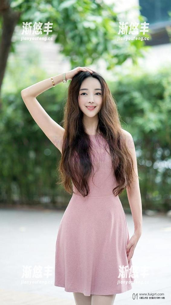 TuiGirl推女郎 - 图片里亮闪闪的夏婉婉，恍若透明